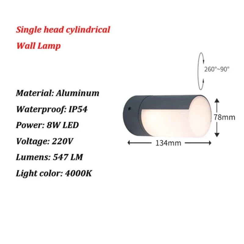 PathGlow - Elegante Moderne LED Außenwandleuchte