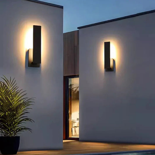 EcoScape - Elegante und Wasserdichte Minimalistische Wandleuchte
