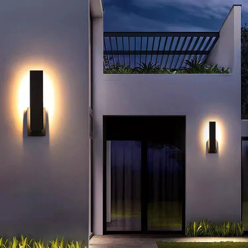 EcoScape - Elegante und Wasserdichte Minimalistische Wandleuchte