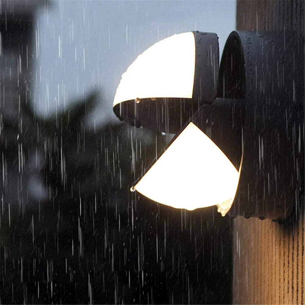 GlowGuard - Moderne LED-Wandlampe für Außenbereiche