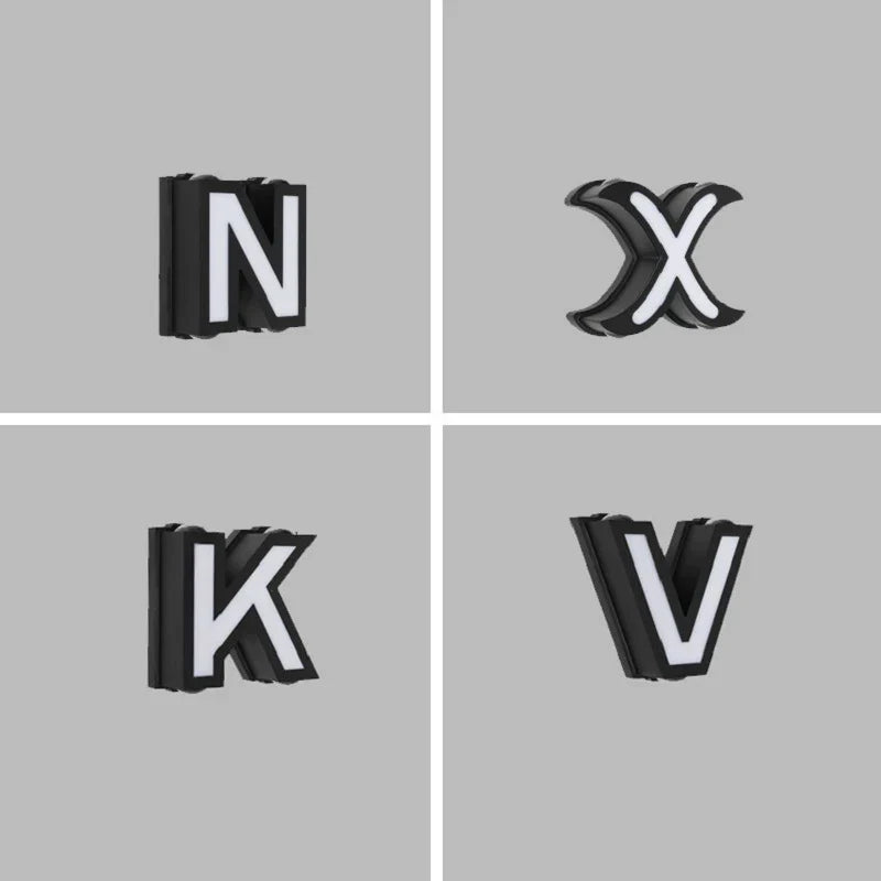 LetterGlow - Bezaubernde Außenbuchstaben-Wandlampe für einzigartige Dekoration