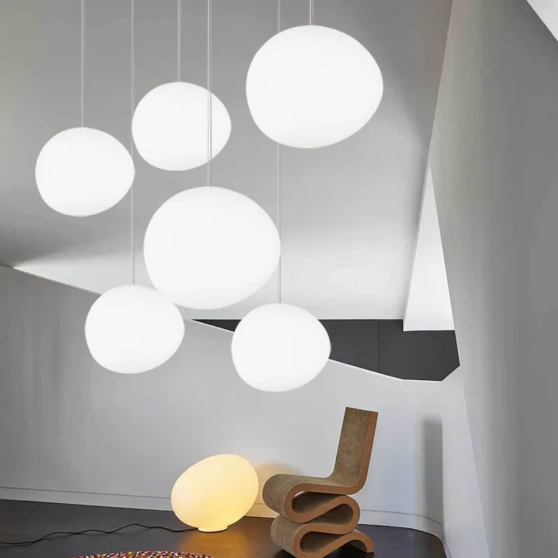 LumaSfera - Round Pendant Light made of Glass