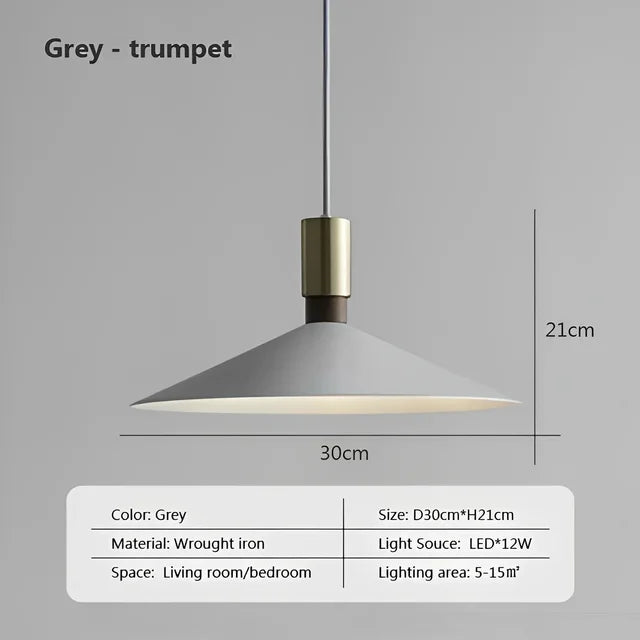 ArtiFrost - Pendant Light in Nordic Design made of Metal and Glass