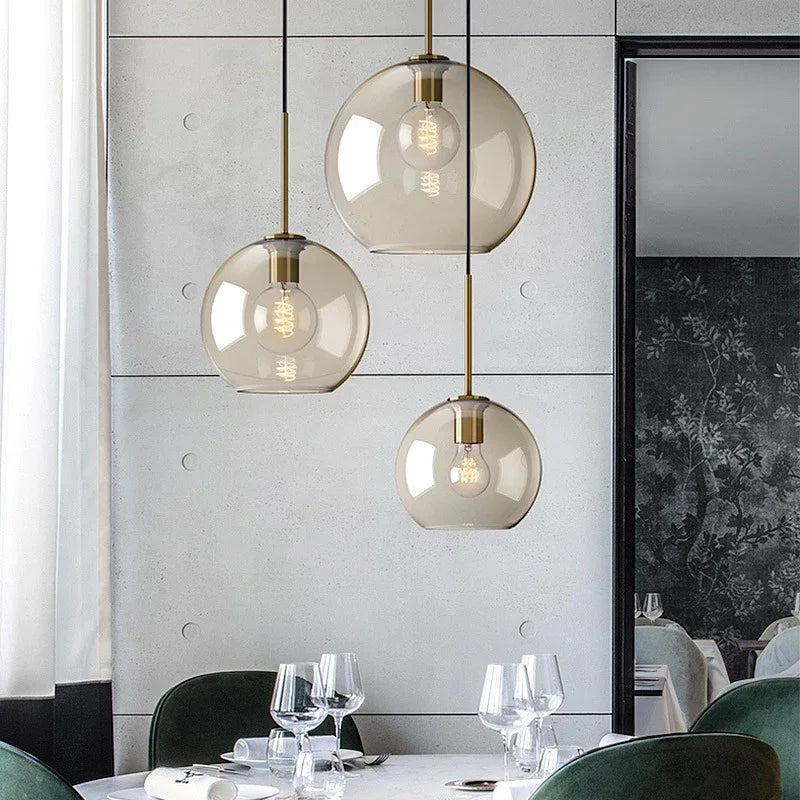 NordLume - Pendant Light in Scandinavian Style made of Clear Loft Glass