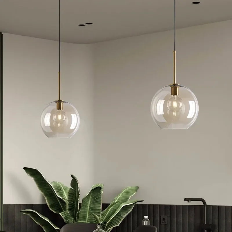 NordLume - Pendant Light in Scandinavian Style made of Clear Loft Glass
