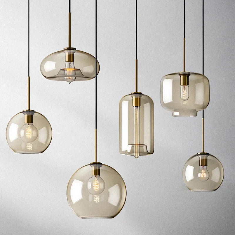 NordLume - Pendant Light in Scandinavian Style made of Clear Loft Glass