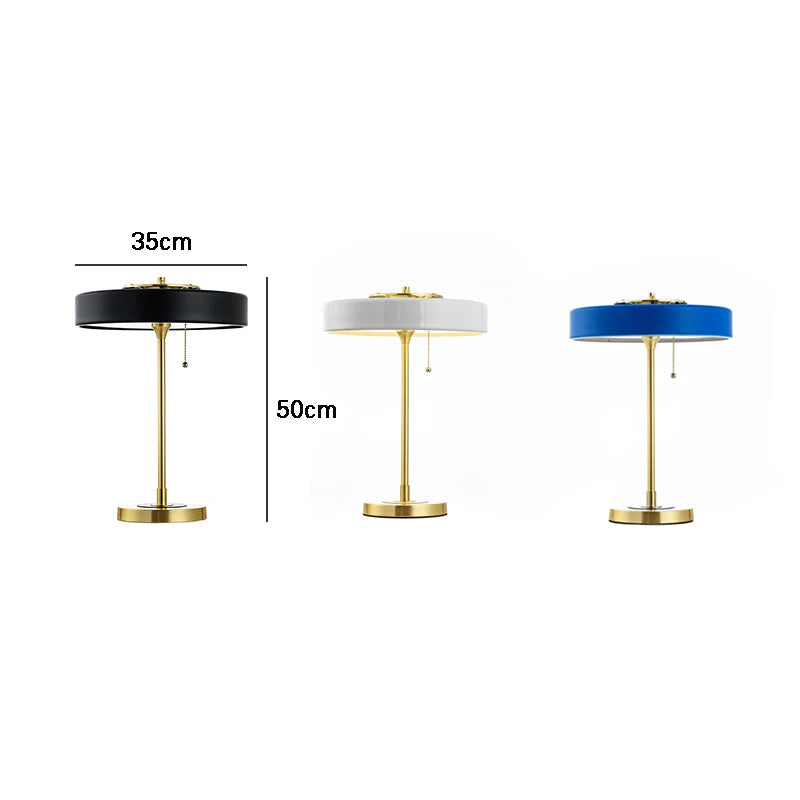 GlowDesk - Postmodern table lamp with dimming function