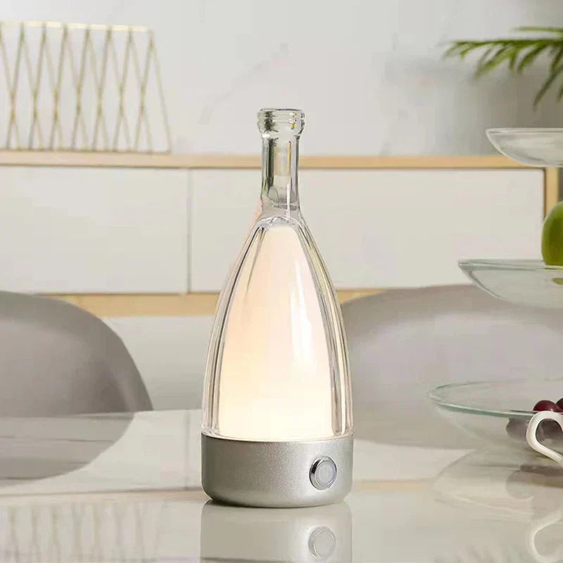 Bottlenight - Stilvolle, wiederaufladbare Lampe