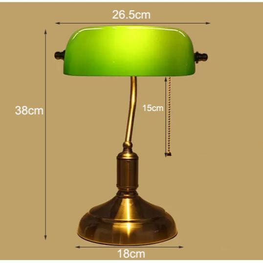 Eureka – Europäische Glas Tischlampe