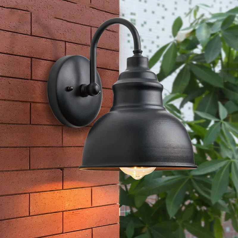 Retro Radiance - Wasserdichte Vintage Wandleuchte für eine wärmere Atmosphäre