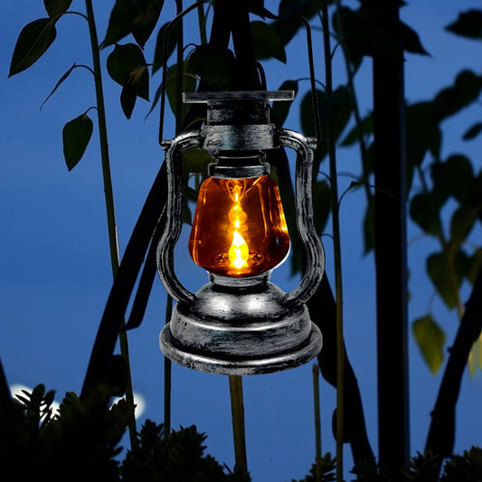 Charmante Vintage Öl-Lampe - Rustikales Dekorationsstück