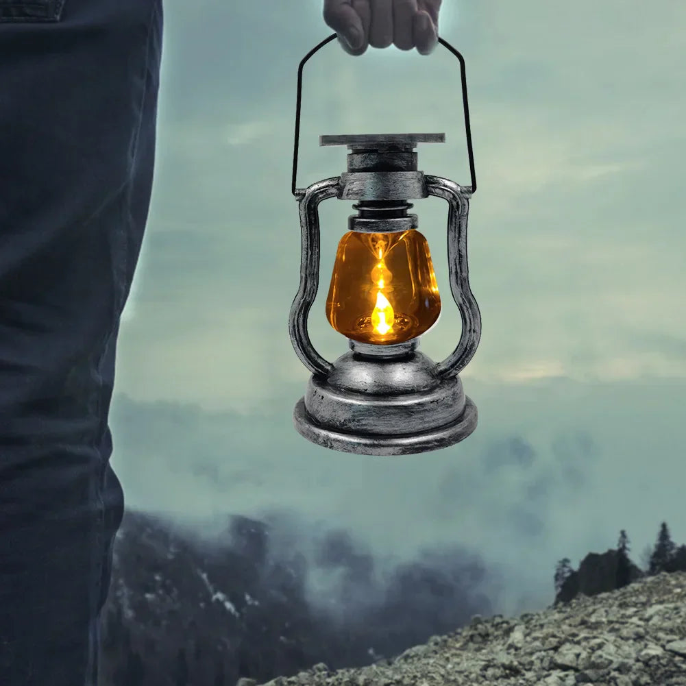Charmante Vintage Öl-Lampe - Rustikales Dekorationsstück