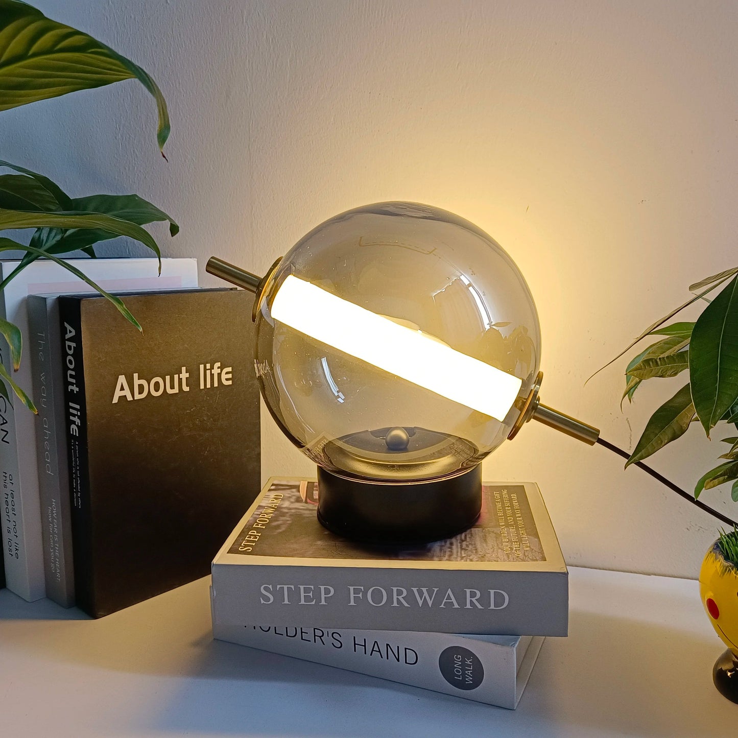 AurVintage - Retro Glass Table Lamp in Vintage Design