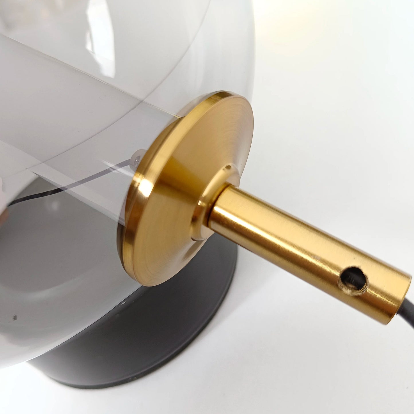 AurVintage - Retro Glass Table Lamp in Vintage Design