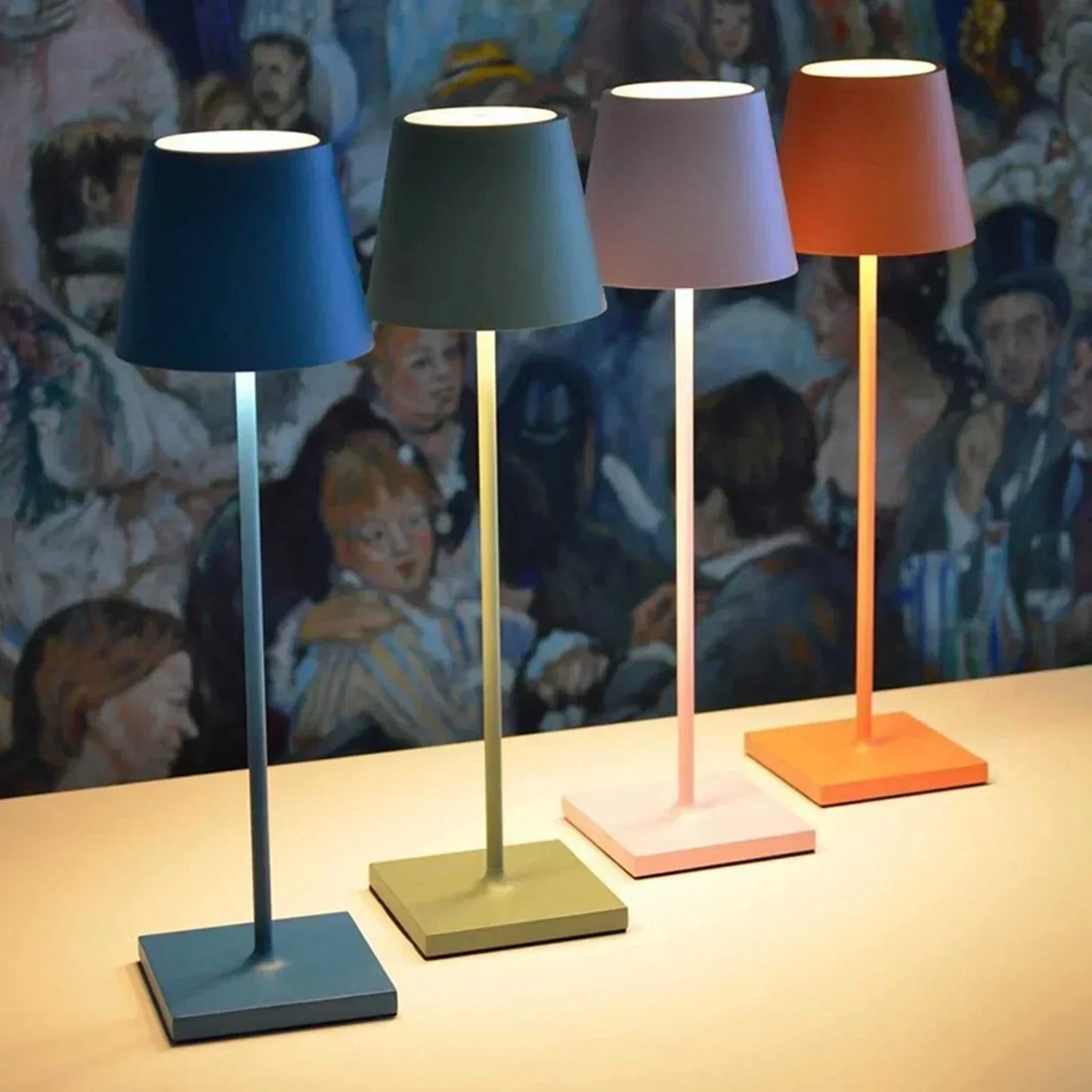 LuxaGlow - Luxuriöse kabellose Tischlampe