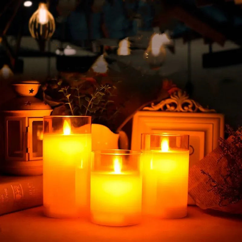 SafeGlow - Elegante und sichere Kerzen für Dekoration