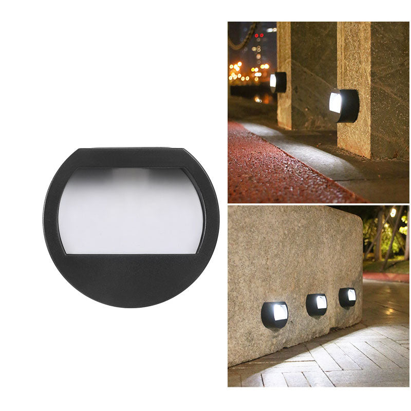 EcoBright - Wasserfeste LED-Solar-Terrassenlampen für außen, rund und quadratisch