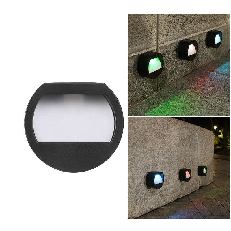 EcoBright - Wasserfeste LED-Solar-Terrassenlampen für außen, rund und quadratisch