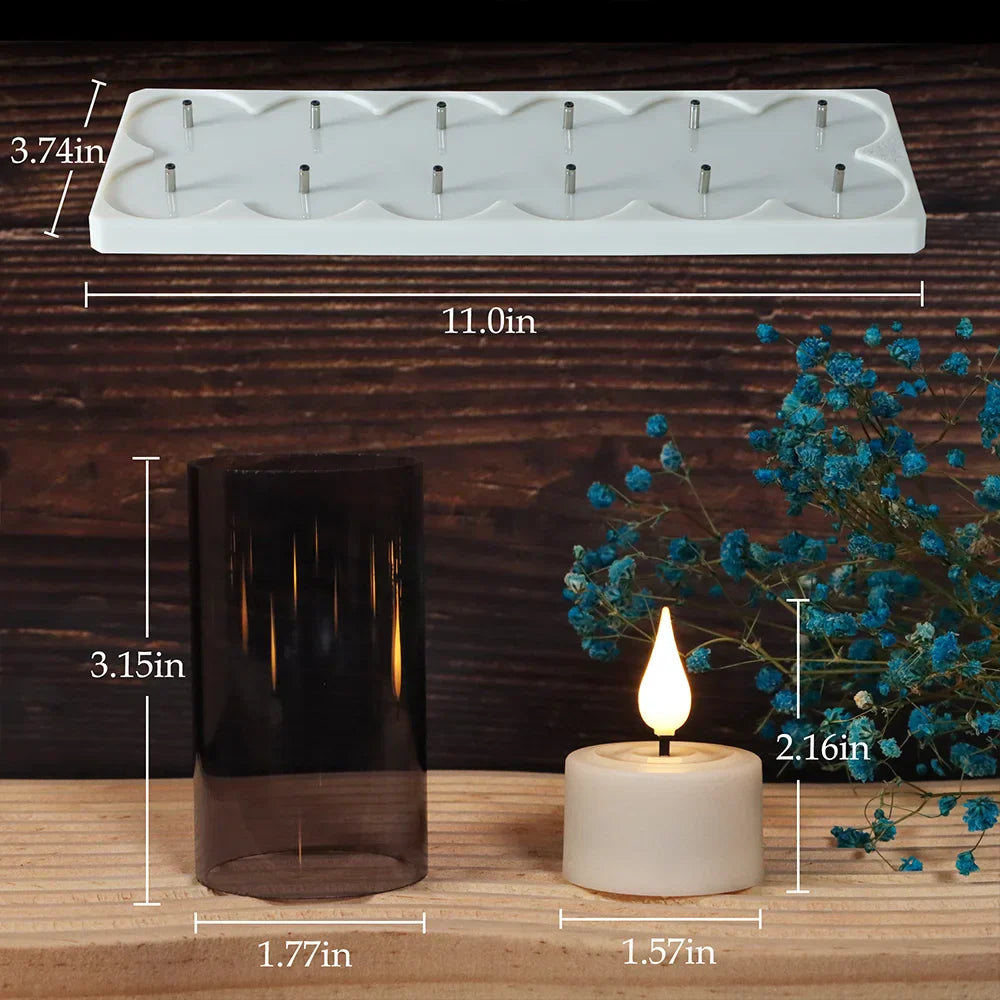Flickerflex - Flammenlose Flackernde Kerzen für Dekoration