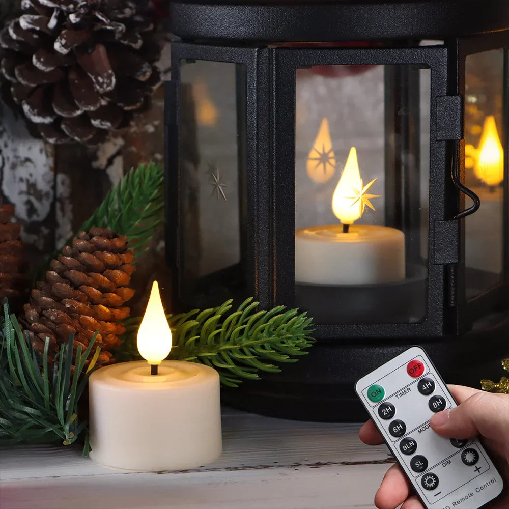 Flickerflex - Flammenlose Flackernde Kerzen für Dekoration