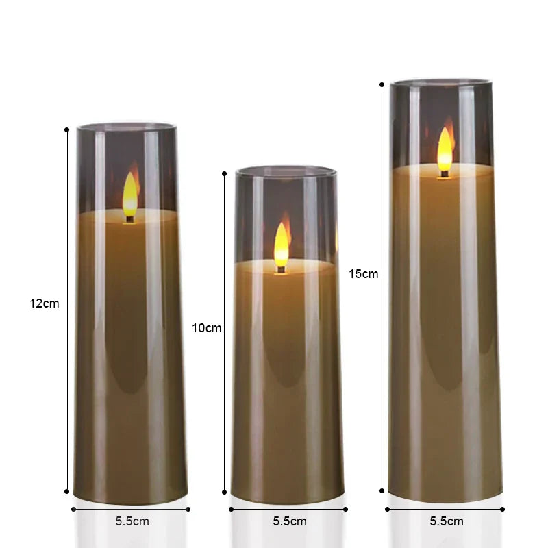Kerzen-Set Lux - Set mit flackernden LED-Kerzen zur Dekoration