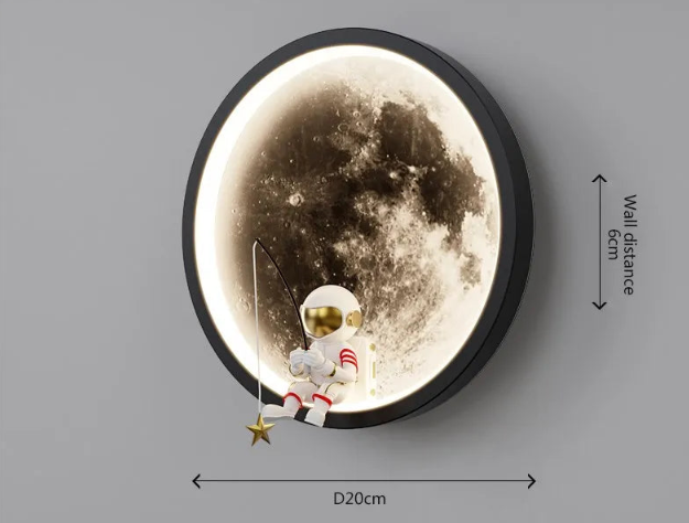 MoonBeam - LED Moon Wall Lamp for Children