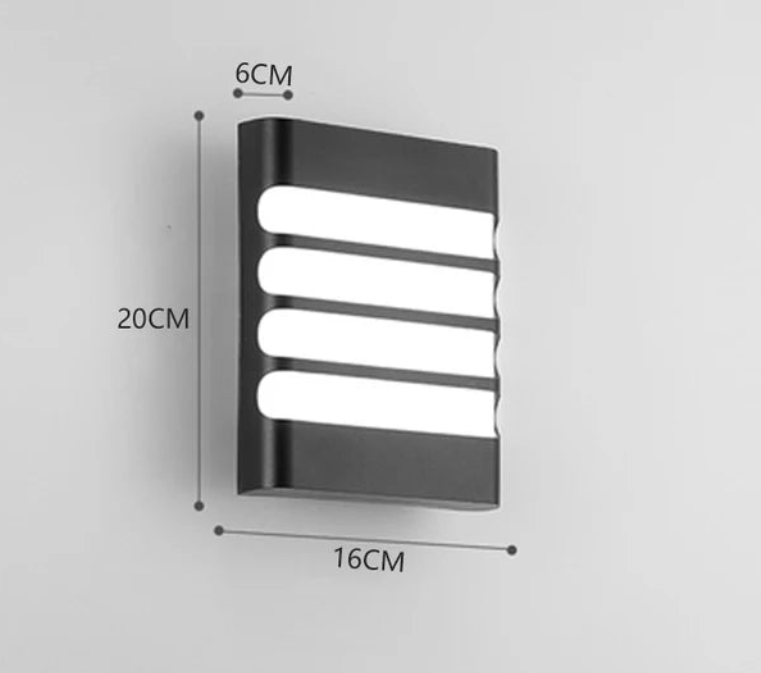 TorrentBeam - Charmante LED Wandleuchte für Außenbereich