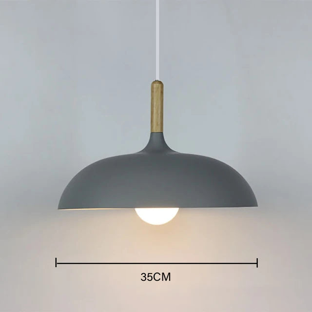 Skandiva - Scandinavian LED ceiling light made of oak