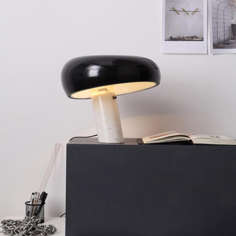 StoneGlow - Decorative Marble Table Lamp, where elegance and warmth meet