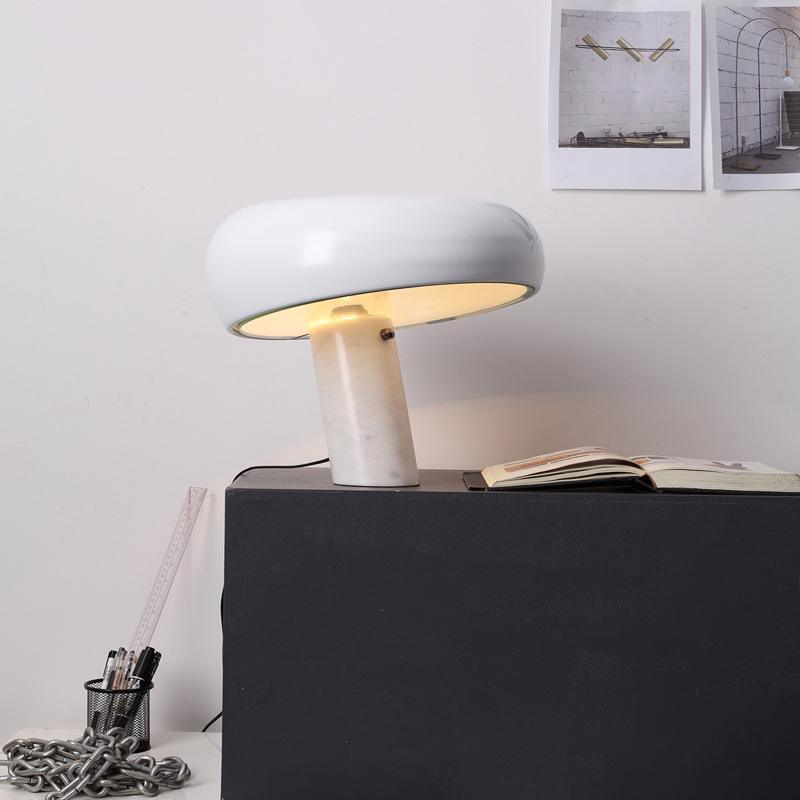 StoneGlow - Decorative Marble Table Lamp, where elegance and warmth meet