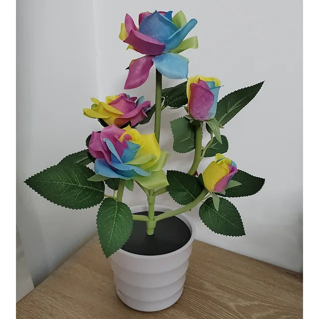 GardenBliss - Auffällige solarbetriebene Rosenlaterne