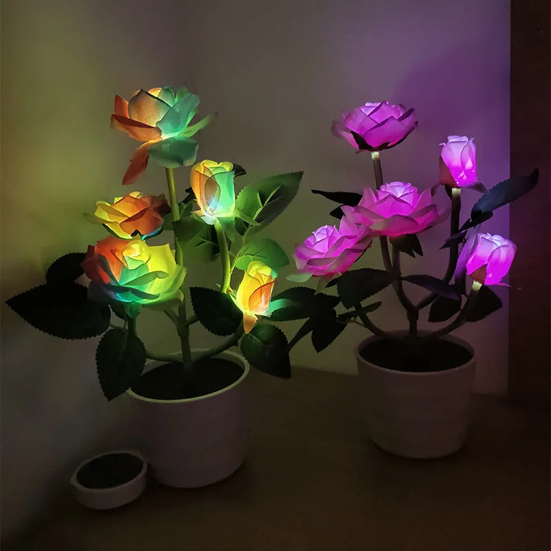 GardenBliss - Auffällige solarbetriebene Rosenlaterne