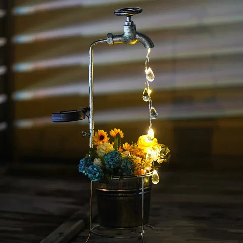 RadiantTap - Leuchtender Solarwasserhahn für ein nachhaltiges Gartenerlebnis