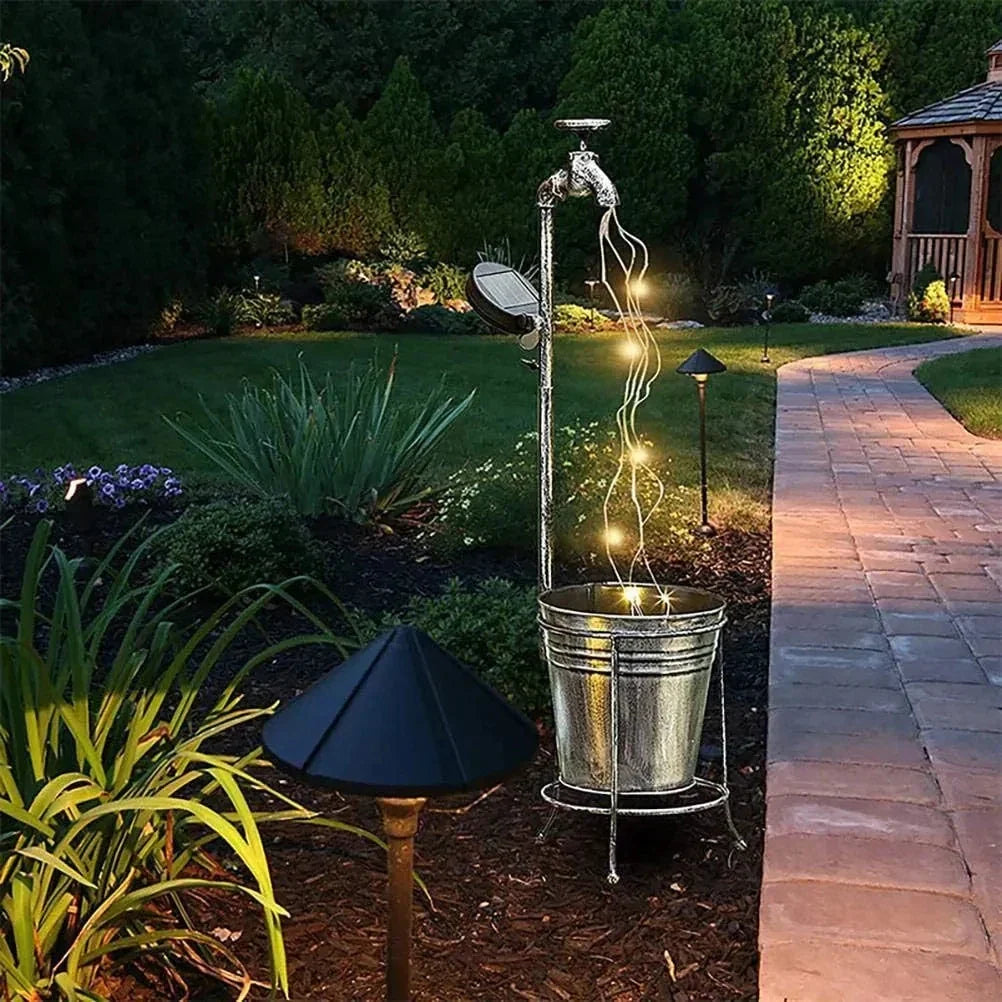 RadiantTap - Leuchtender Solarwasserhahn für ein nachhaltiges Gartenerlebnis
