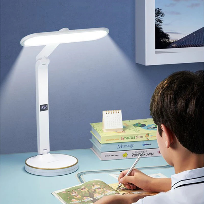 TimeLume - Stylish LED Table Lamp with Touch Switch and Clock