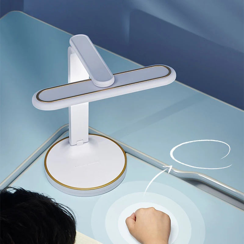TimeLume - Stylish LED Table Lamp with Touch Switch and Clock