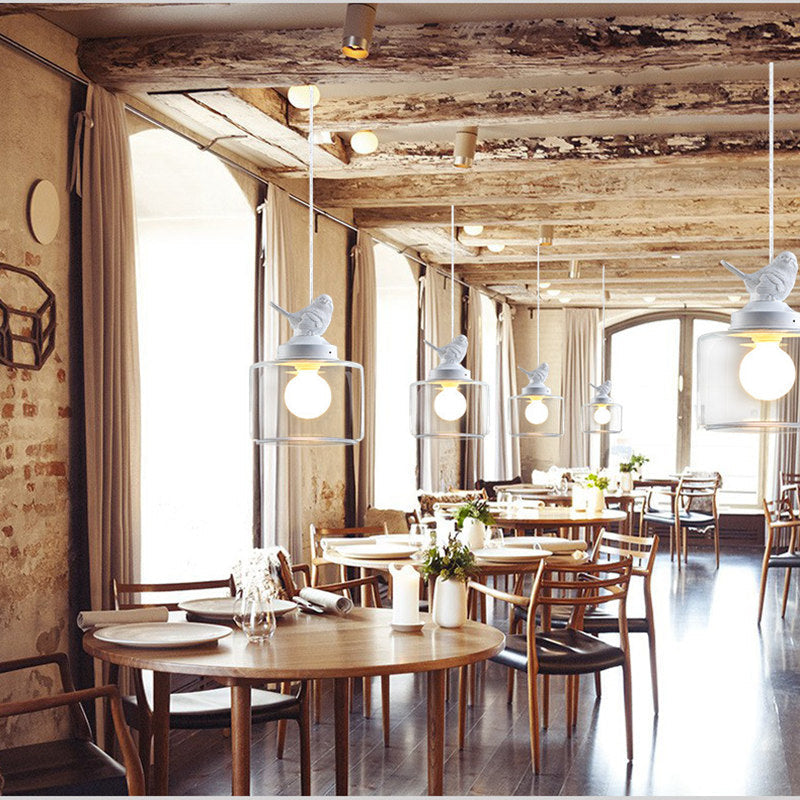 LumiBird - Playful Hanging Lamp with Dimming Function – Colorful Bird Design for Children's Room