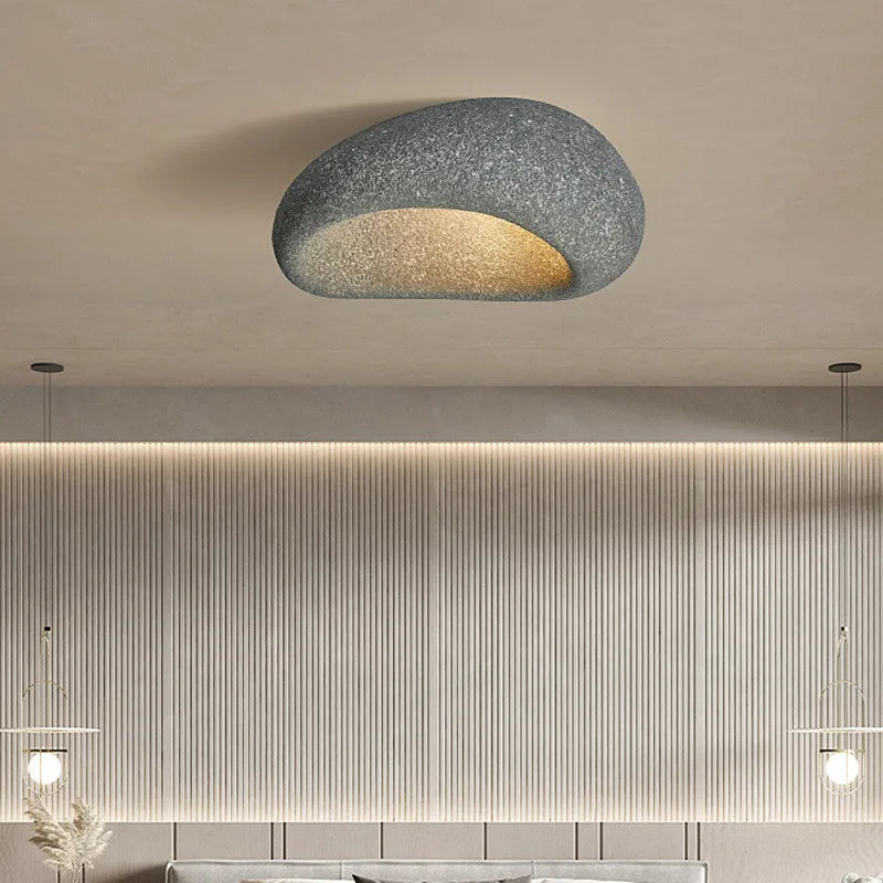 SabiGlow ceiling lamp LED – handmade ceiling lighting with warm light