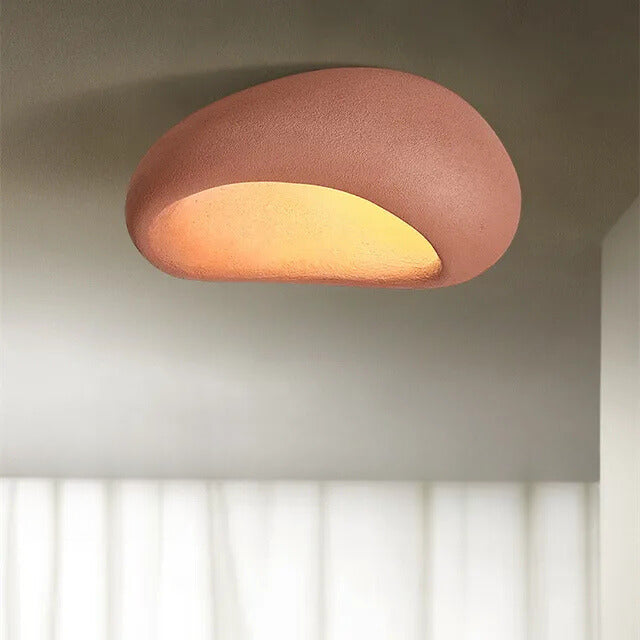 SabiGlow ceiling lamp LED – handmade ceiling lighting with warm light