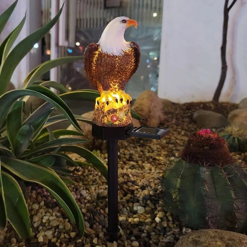 GardenOwl - Waterproof LED Lamp with Charming Animal Decoration for Your Garden