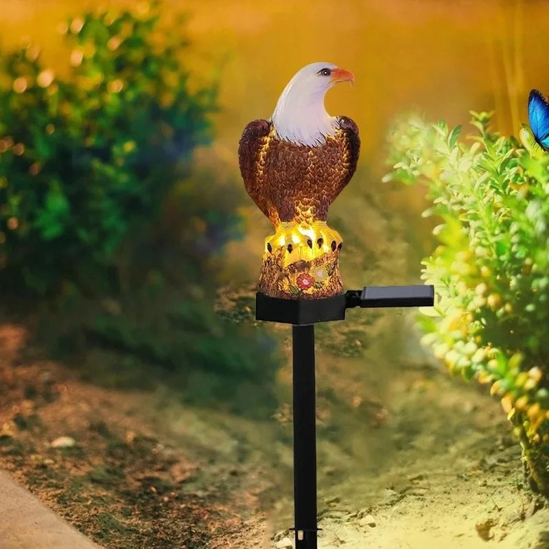GardenOwl - Waterproof LED Lamp with Charming Animal Decoration for Your Garden