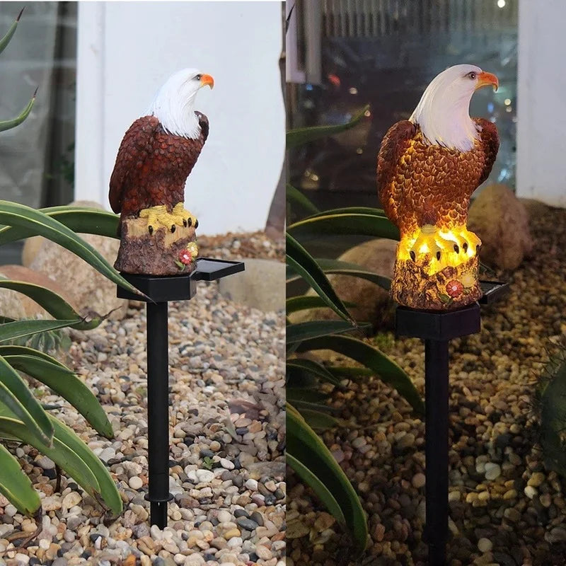 GardenOwl - Waterproof LED Lamp with Charming Animal Decoration for Your Garden