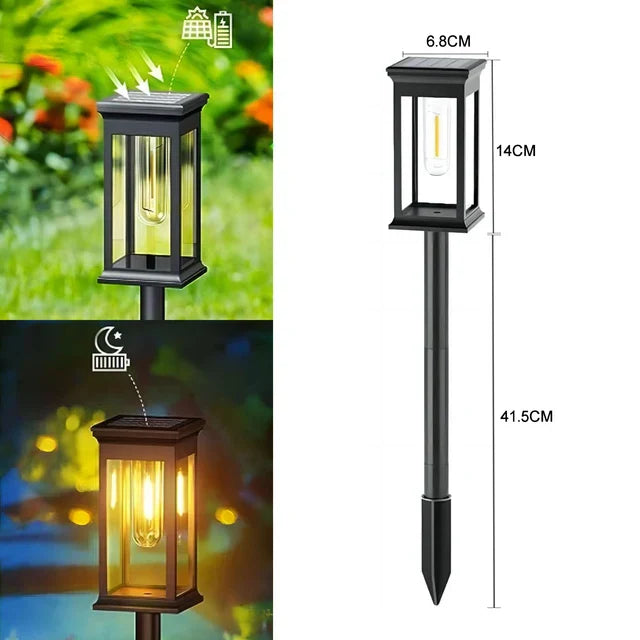 RadiantRoute - Elegante Solar Gartenwegbeleuchtung