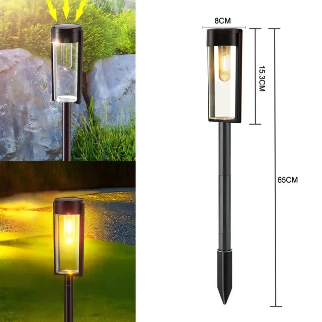 RadiantRoute - Elegante Solar Gartenwegbeleuchtung