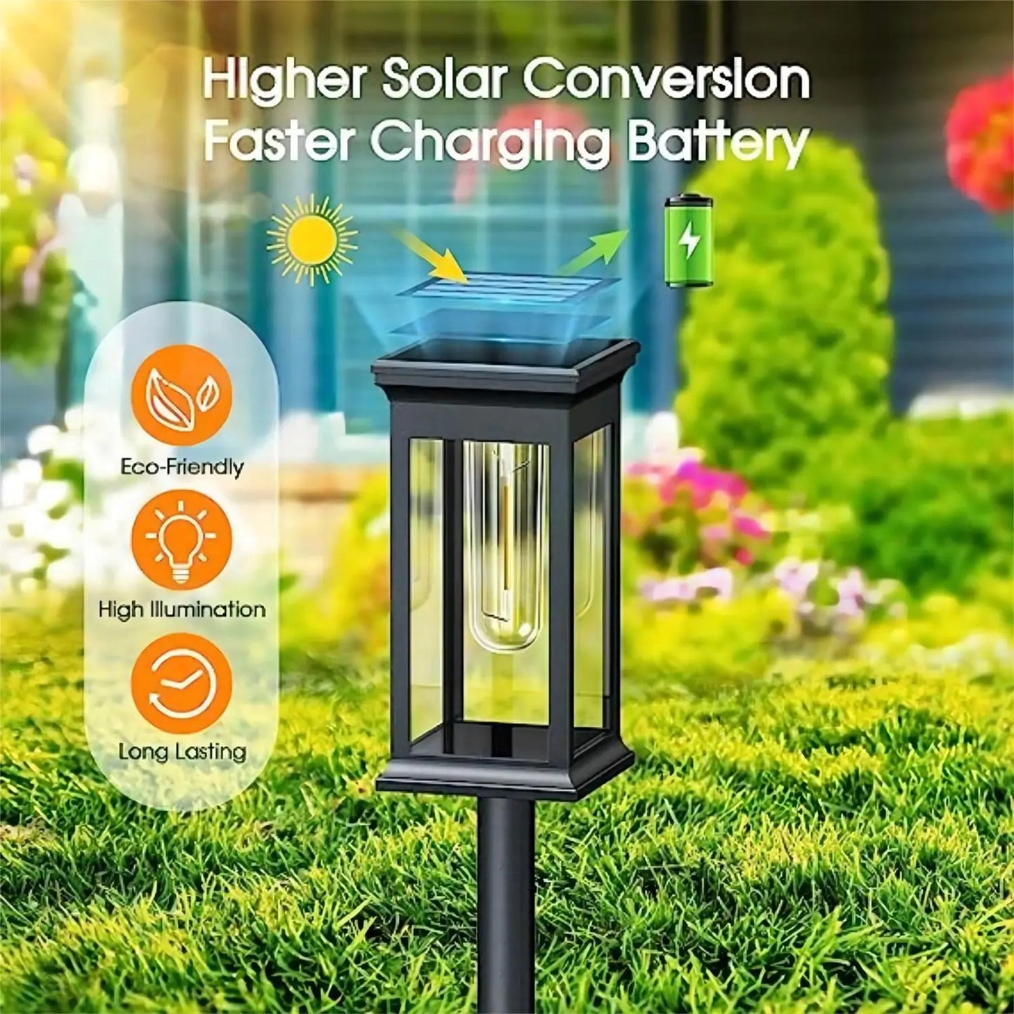 RadiantRoute - Elegante Solar Gartenwegbeleuchtung