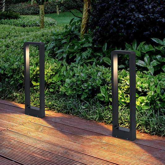 LumiGarten – Wasserdichte LED-Gartenlampe für Außenbereiche, Erdspießleuchte mit Solarbetrieb