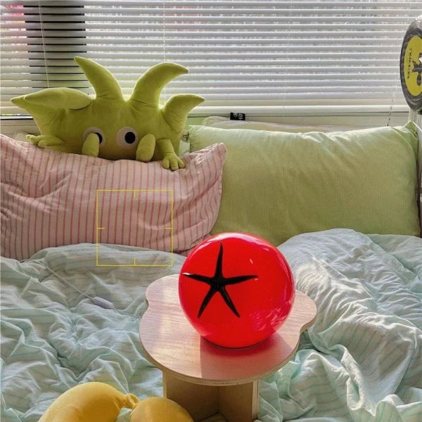 HarvestGlow – Table Lamp with Tomato