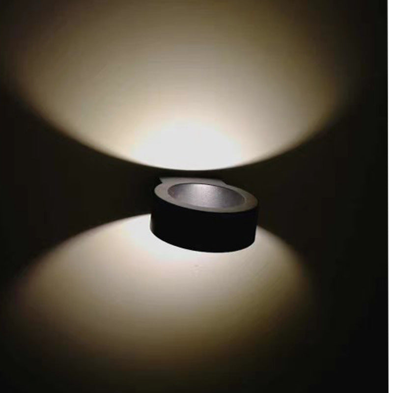 WandLicht³ – Runde LED-Außenwandleuchte, Modernes Design, IP65 Wasserdicht für Garten & Terrasse
