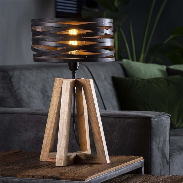 TwistLamp - Industriële Holz Lampe