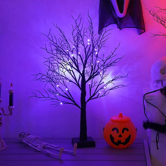 Halloween LED Kürbis Baum Licht